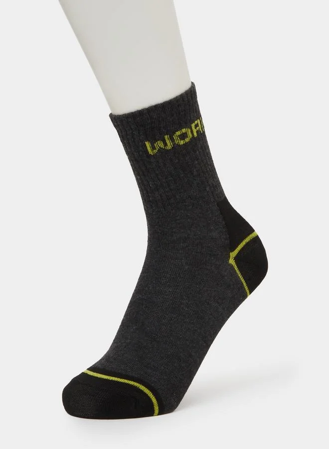 ستايلي Pack of 3 - Contrast Detail Cuff Crew Socks
