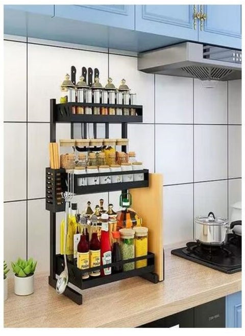 Easy to use collapsible canning rack 3 shelves
