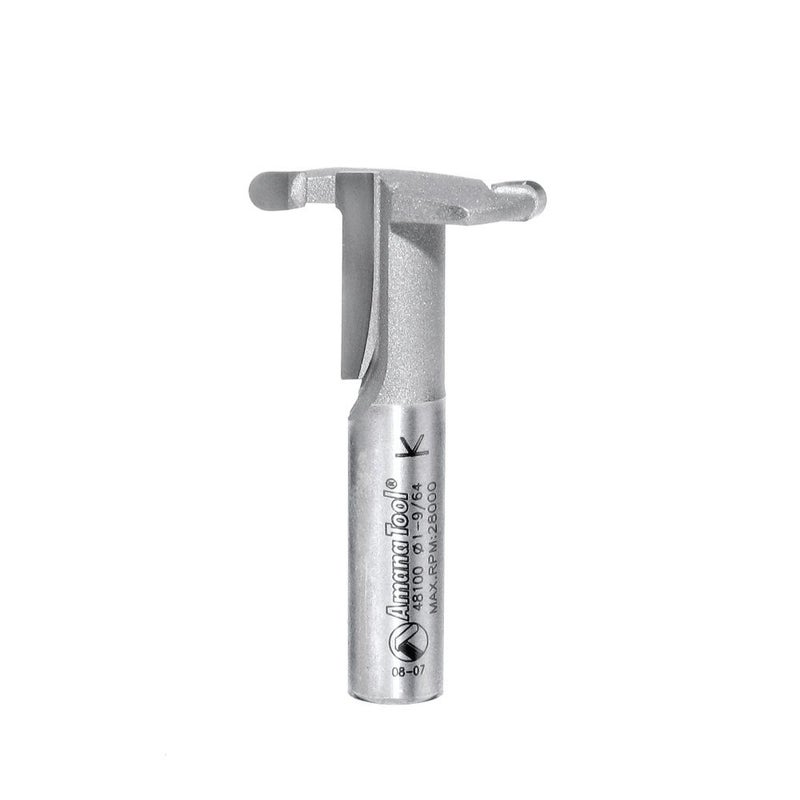 Amana Tool 48100 Carbide Tipped Hinge 1-1/8 D x 21/32 CH x 3/8 SHK Router Bit - Image 5