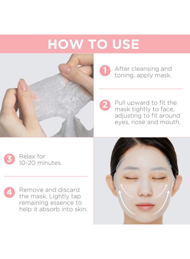 MEDIHEAL Official Best Korean Sheet Mask - Collagen Essential Face Mask 10 Sheets Lifting and Firming For All Skin Types Value Sets - Image 5