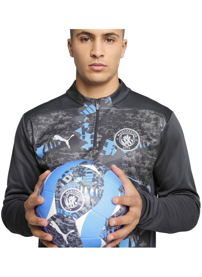 بوما تيشرت Manchester City Pre-match بسحاب قصير للغاية للرجال - Image 2