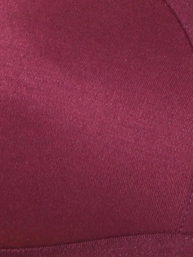 Clovia Cotton Rich Non-Wired Spacer Cup T-Shirt Bra (BR1448P12_Purple_32C) - Image 2