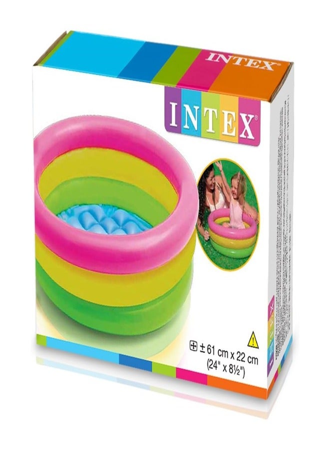 INTEX SUNSET GLOW BABY POOL - Image 1