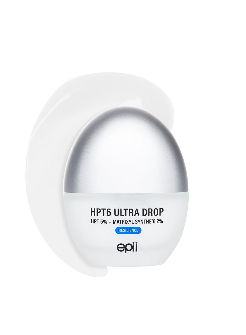 epii HPT6 Ultra Drop 5% Anti-Aging Peptide Serum 30ml – Face Firming & Hydrating Serum with 5% HPT Complex & 2% Matrixyl Synthe’6 | For Fine Lines, Wrinkles, Elasticity & Skin Firmness - Image 1
