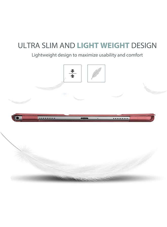 Procases Galaxy Tab A7 Case 10.4 Inch Sm-T503 T500 T505 T507 Protective Stand Case Hard Shell Cover For 10.4 Inch Samsung Tab A7 Tablet 2022 2020 -Wine - Image 4