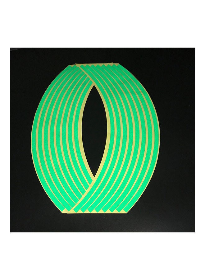 NIBEMINENT Motorcycle 12 inch Reflective Wheel Sticker