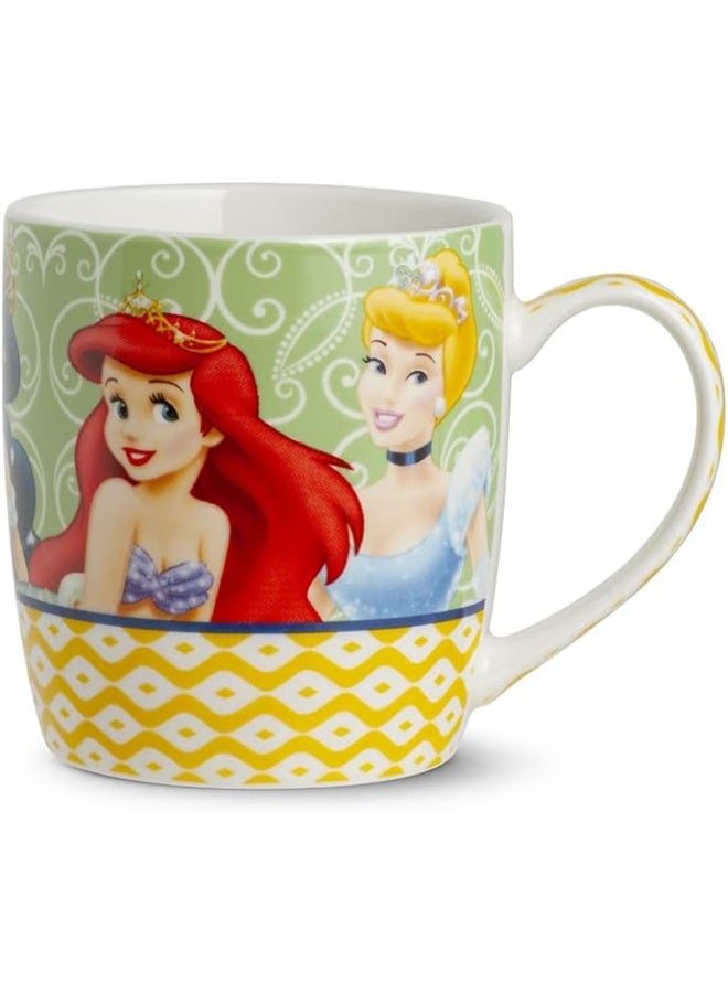 EGAN كوب أميرة ديزني 360 مل – كوب قهوة وشاي من بورسلين العظام الجديد الفاخر مع أميرات ديزني المحبوبات - Image 1
