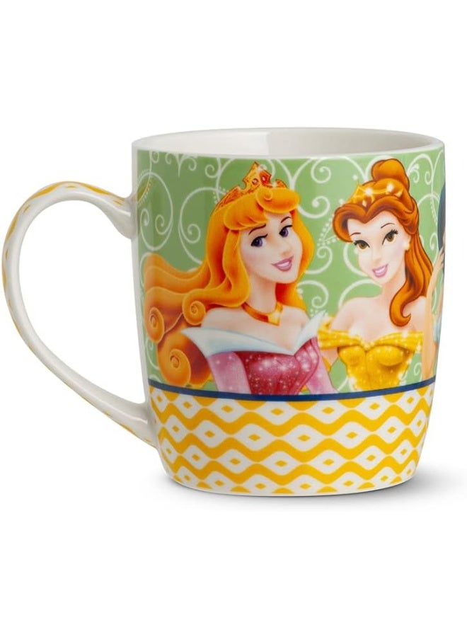 EGAN كوب أميرة ديزني 360 مل – كوب قهوة وشاي من بورسلين العظام الجديد الفاخر مع أميرات ديزني المحبوبات - Image 2