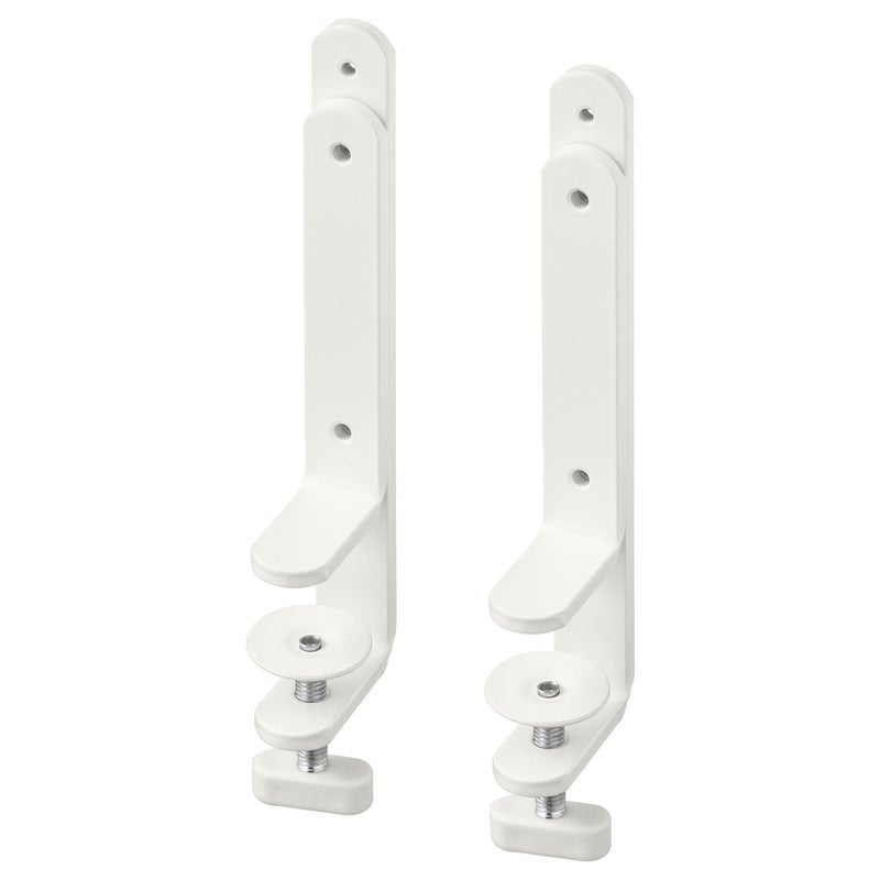 Skadis Pegboard Desk Connector, White, 2 Pack - Image 1