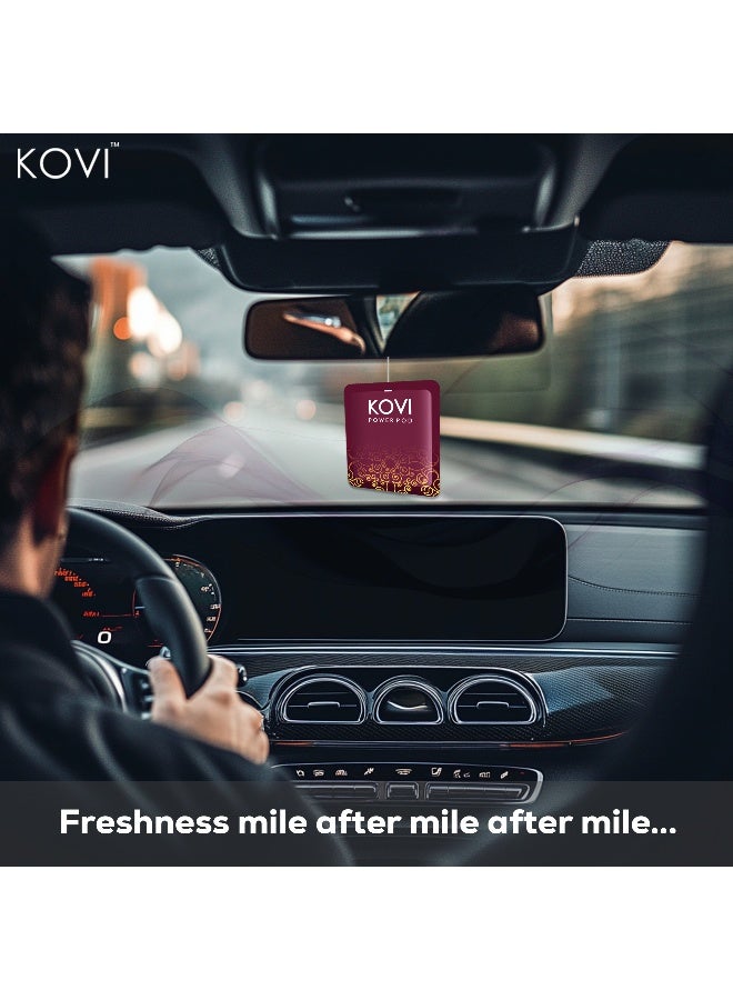 Kovi بود عطر الهواء لقوة الحمام والسيارة، عود حنين، معزّز بالزيوت الأساسية، روائح تدوم طويلاً، 10 جرام - Image 5