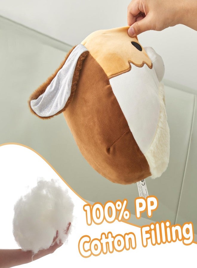 CozyWorld 10" Beagle Dog Plush Stuffed Animals Plushie Original Cute Soft Squishy Puppy Pillow Holiday Birthday Gift for Boys Girls Kids - Image 3