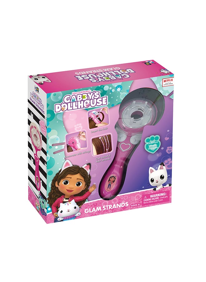 Gabby's Dollhouse - Dollhouse Glam Strands Real Hair Wraps U Create - Image 1