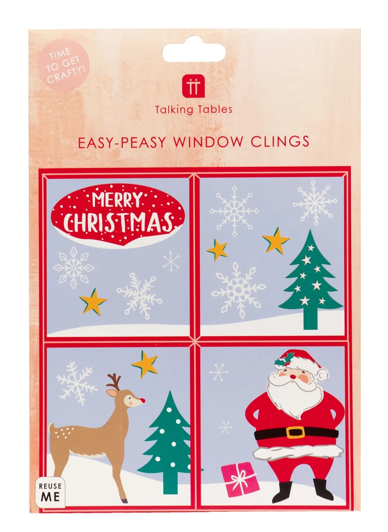 Talking Tables Craft With Santa, Window Clings