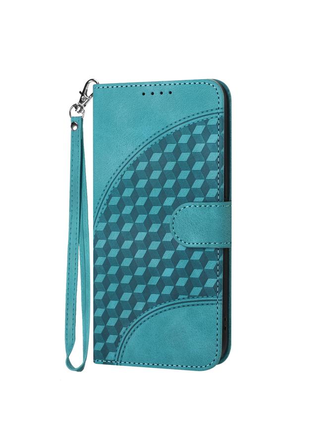 S-TOP Case For iPhone 13 YX0060 Elephant Head Embossed Phone Leather Case with Lanyard - Image 2