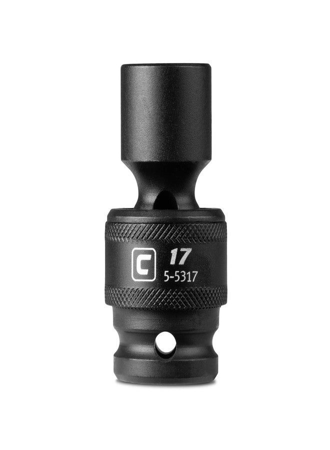 Capri Tools 17 mm Universal Impact Socket, 1/2-Inch Drive, 6-Point, Metric - Image 1