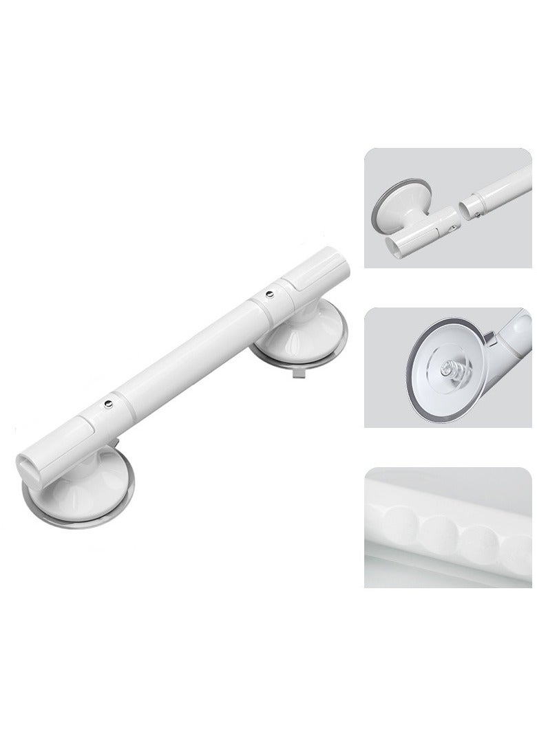 عام مقابض يدوية للحمام، درابزين، مراحيض لكبار السن، مقابض أمان غير قابلة للانزلاق، مراحيض منزلية لكبار السن، مقابض شفط غير مثقوبة. - Image 1