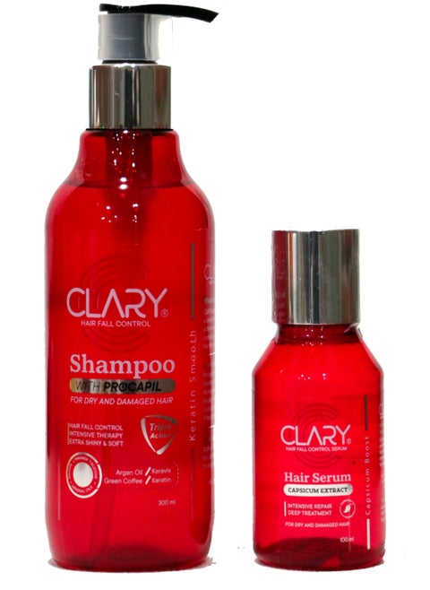Clary Hair FalLl Procapil Shampoo 300 Ml + Serum 100 ML