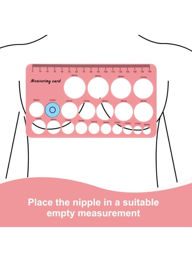 Womdee 5Pcs Silicone Flange Inserts 13/15/17/19/21mm, for Momcozy, Medela, Willow S9/S10/S12 Wearable Hand Free Breast Pump Flange Insert, Reduce 24mm Shield/Flange Nipple Tunnel Down to Correct Size - Image 2