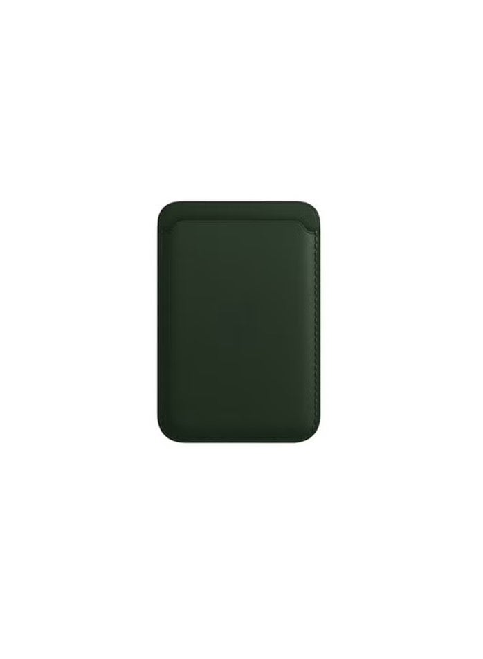 Appeal Apple Leather Wallet with MagSafe (for iPhone) – Green