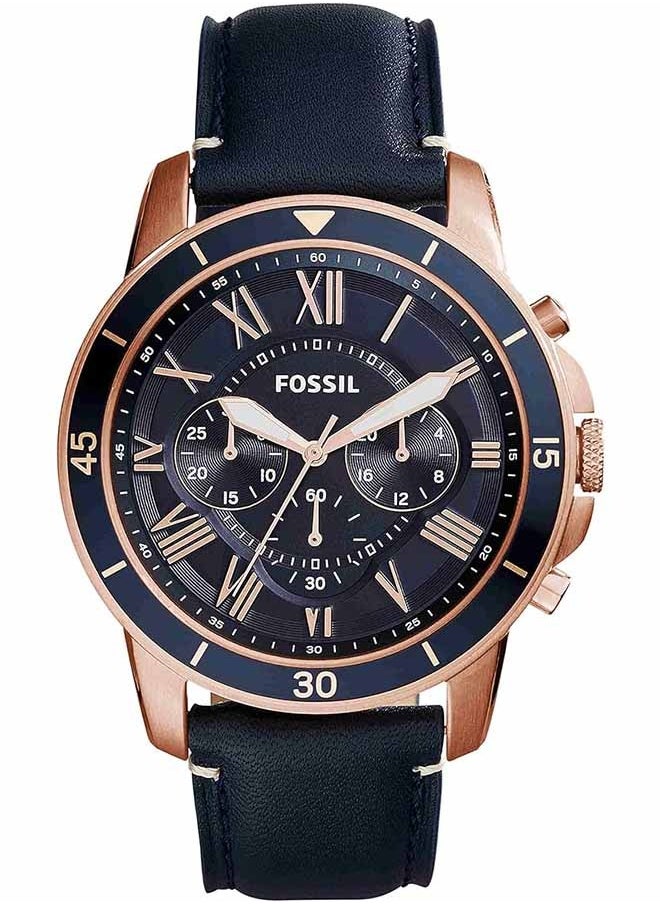 FOSSIL Fossil waterproof leather Men's Quartz Timekeeping watch -FS5237  - Image 1