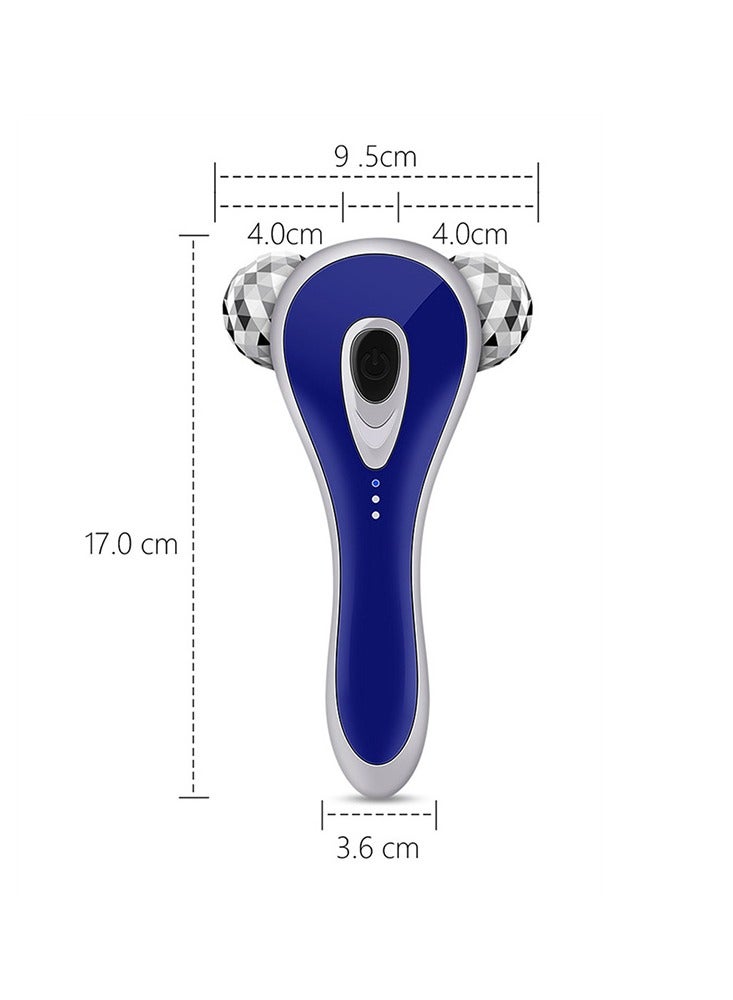 3D Electric Facial Massage Roller V Shape Vibration Face Lifting Tighten Anti Wrinkle Body Slimming Machine Skin Care Tool for Women