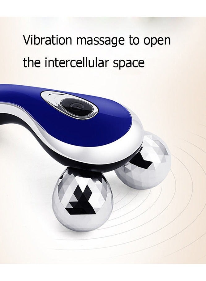 3D Electric Facial Massage Roller V Shape Vibration Face Lifting Tighten Anti Wrinkle Body Slimming Machine Skin Care Tool for Women