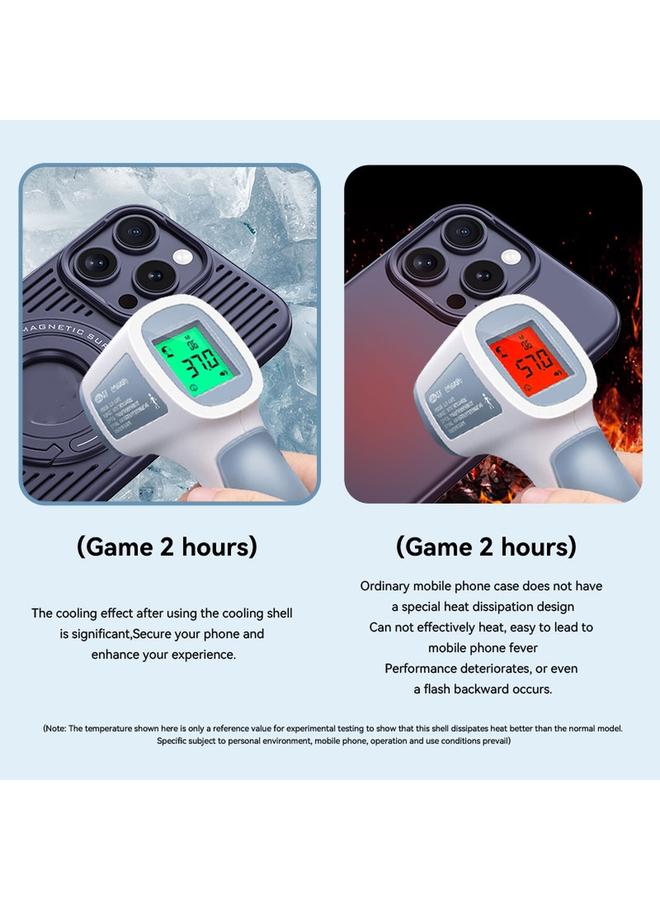 S-TOP Case For iPhone 16 Cooling MagSafe Magnetic Phone Case with Trolley Bracket - Image 5