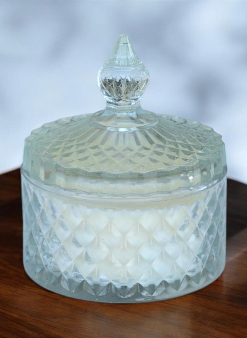 شمعه معطره بقالب كريستالي ٢٠٠ غرام - Image 1