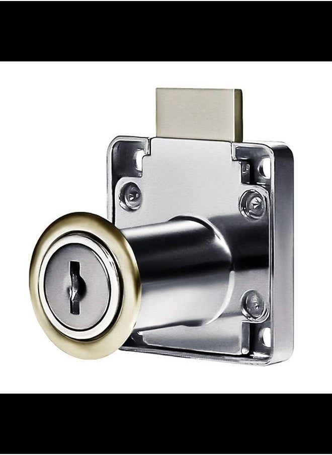 Generic - 2pcs Cabinet Locks with 2 Keys not Universal Office Desk Drawer Lock - Image 1