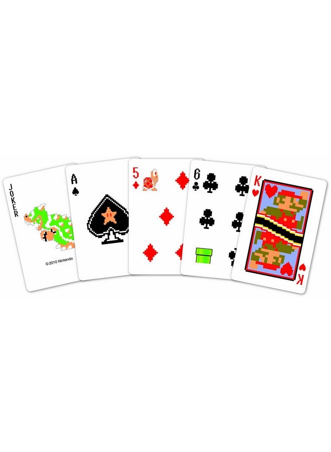 Nintendo 1 X Super Mario Bros Trump Limited Edition Playing Cards - Retro 8-Bit Dot Version - Image 1