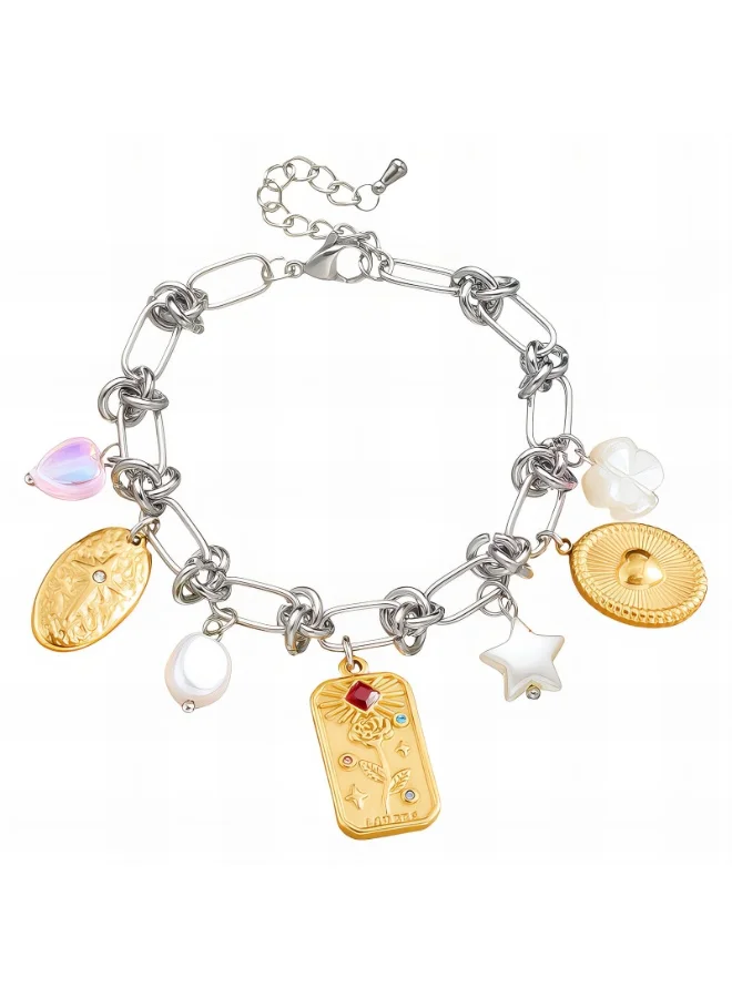 Celestial Charm Story Bracelet