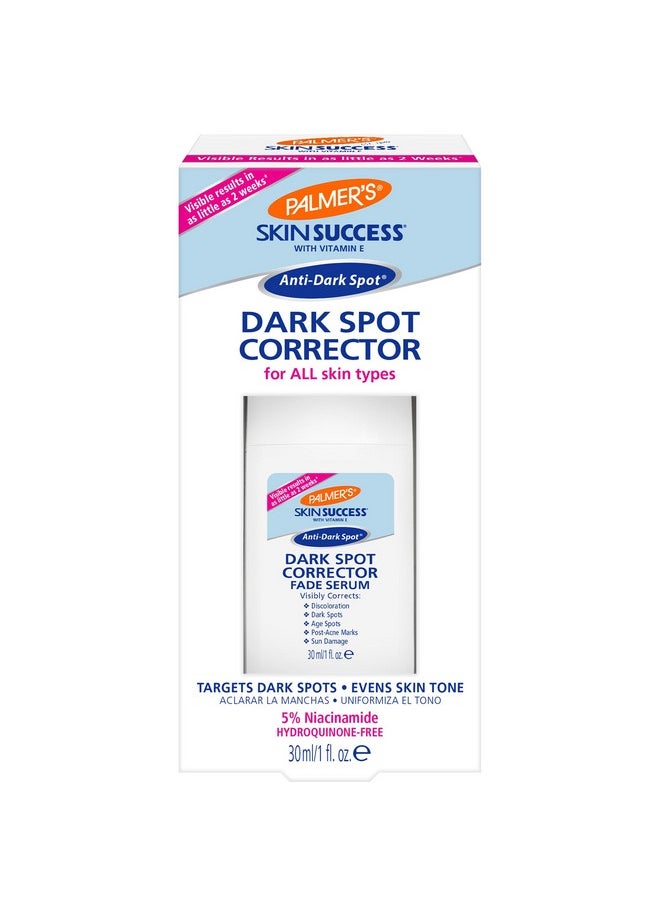 PALMER'S - Palmer's Skin Success Dark Spot Corrector Fade Serum with Vitamin E and Niacinamide, Helps Reduce Dark Spots and Discoloration, Facial Serum for Uneven Skintone, 1 Ounce - Image 1