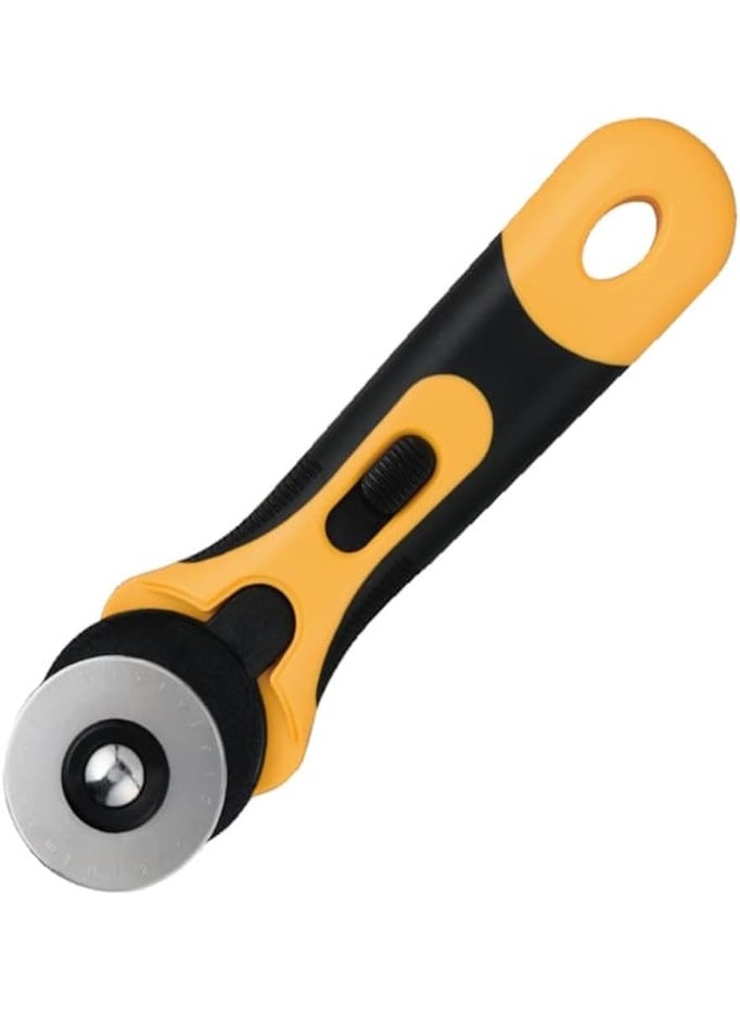 KDS RT-45 Rotary Cutter – 45mm Ergonomic Grip with Flexible Blade Guard for Quilting, Sewing & Crafting - Image 2