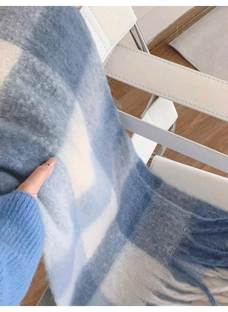 Shein 1pc Winter Thick Warm Scarfs For Woman - Image 4