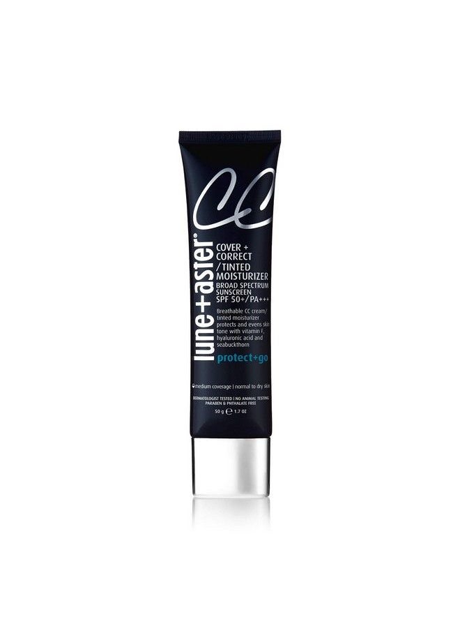 Lune+Aster - CC Cream Broad Spectrum SPF 50/PA+++ Medium Medium coverage CC Cream with SPF 50 creates a dewy glow - Image 1