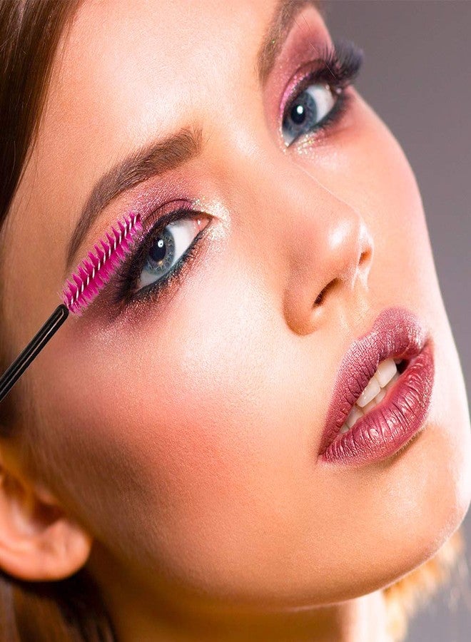 Akissos Eyelash Brush - Akissos 300 PCS Disposable Mascara Wands Eyebrow Brush Kits for Eye Lashes Extension Eyebrow Makeup One Brush for Dual Use Flexible Adjustable Professional Beauty Salons Supplies - Image 5