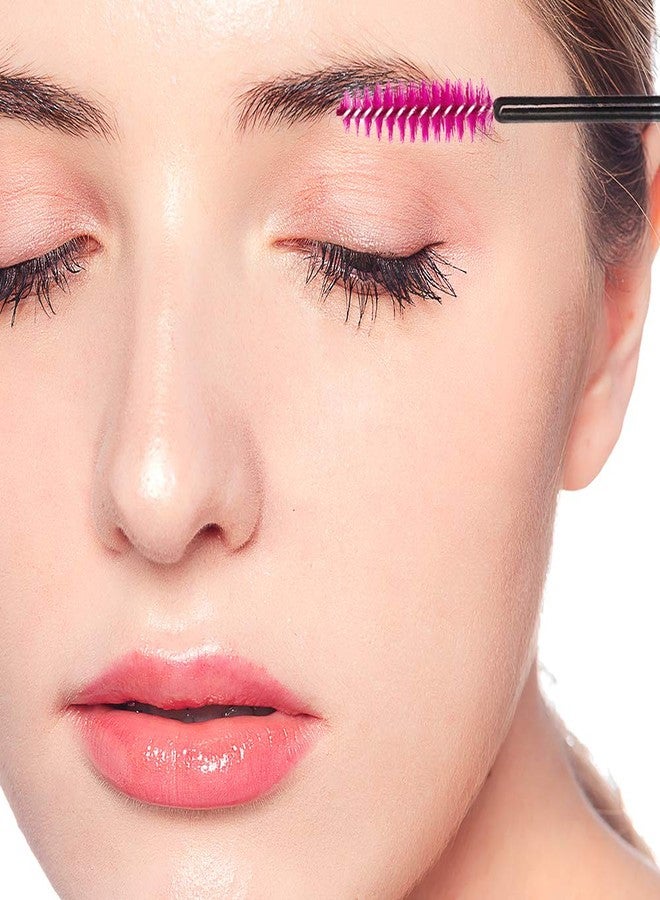 Akissos Eyelash Brush - Akissos 300 PCS Disposable Mascara Wands Eyebrow Brush Kits for Eye Lashes Extension Eyebrow Makeup One Brush for Dual Use Flexible Adjustable Professional Beauty Salons Supplies - Image 4