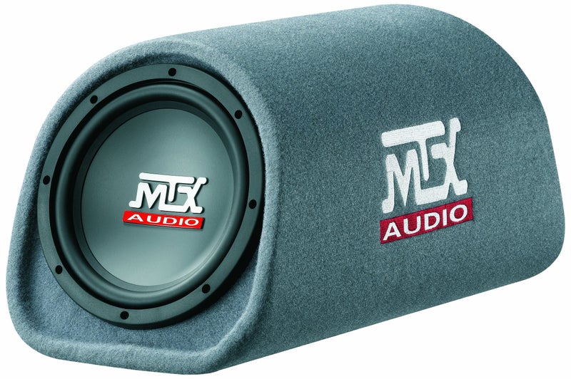 MTX Audio RT8PT 8 Inch 240 Watt Car Loaded Universal Powered High Performance Amplified Tube Box Vented Subwoofer Enclosure, RCA Connectivity - Image 5