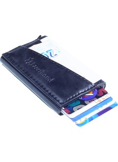 Deribond Men's Belt and Crazy Leather Mechanism Card Holder  - Image 4