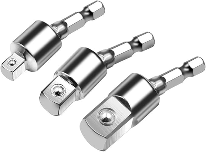 NityaEcommerce 14 38 12 Electric Wrench Drill Socket Adapter Rotatable Square Socket Converter Tool Fit for Impact Driver Hex Wrench Socket - Image 2