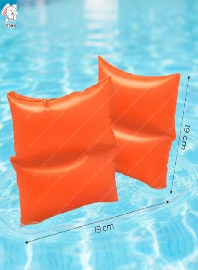 Storio Inflatable Swimming Arm Bands for Kids | Water Wings Floaties for Toddlers | Swim Floatation Sleeves for Boys & Girls | Pool Safety Arm Floats for Swimming Training & Fun (Age 3-6 Years) - Image 4