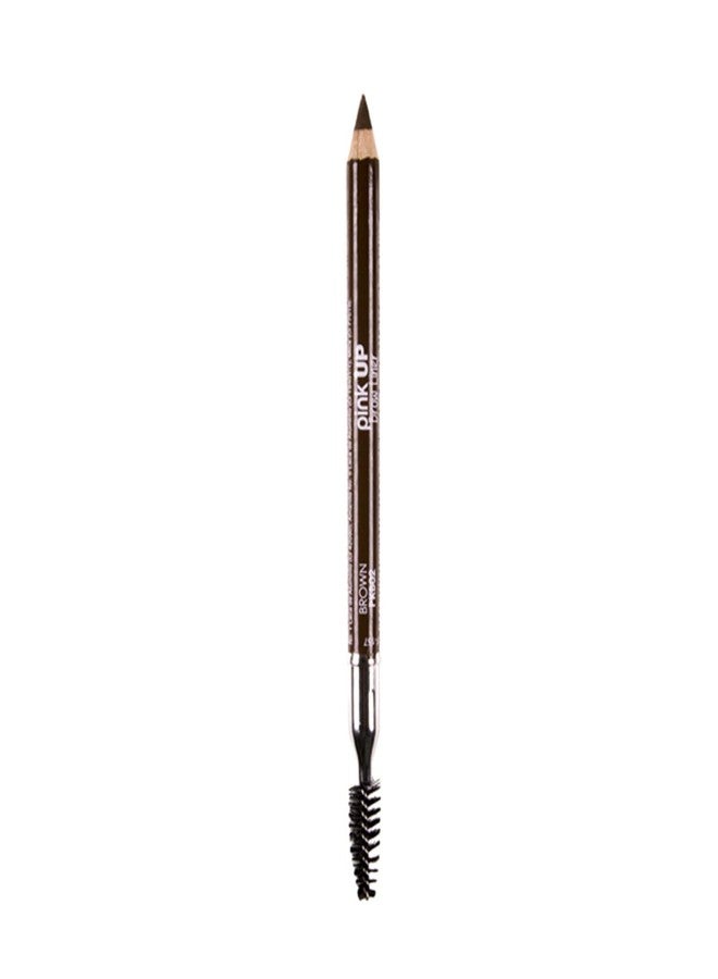 PINK UP Brow Liner | Eyebrow | Eyebrow Make Up | Eyebrow pencil | Indelible Pencil | Highly pigmented | Long-lasting | With Brush | Soft Brown | PKBB02 - Image 2