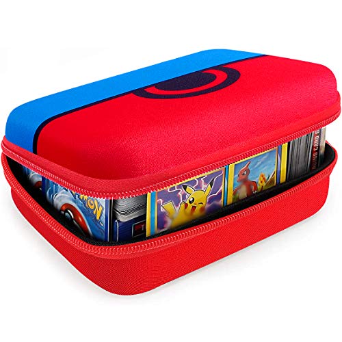 Comecase Cards Holder Case Compatible with SKYJOfor Bicycle Playing Cardsfor Five Crownsfor UNOfor Phase 10 Playing Cards Card Game Storage Organizer Holds Up to 400 Cards RedBox Only - Image 1