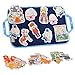 CHEFAN Felt Board for Toddlers 4 Set Nursery Rhymes Felt Pieces Precut Flannel Figures Humpty DumptyHey Diddle DiddleHickory Dickory DockBaa Baa Black Sheep - Image 4