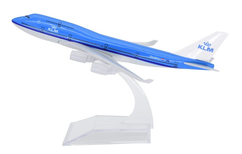 TANG DYNASTY(TM 1:400 16cm B747-400 KLM Metal Airplane Model Plane Toy Plane Model - Image 1