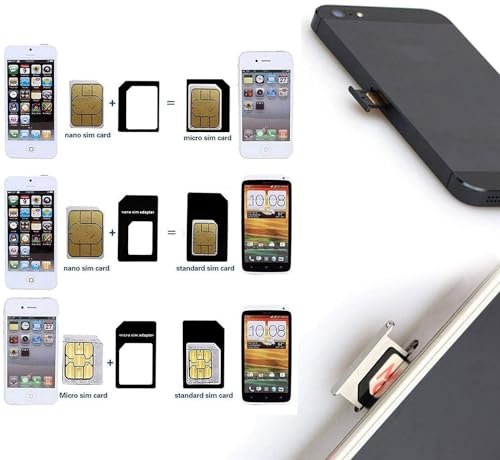 SaiTech IT New Nano and Micro Sim Adapter with Eject Pin Needle - 10 Pack - Image 4