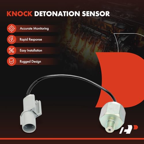 A-Premium Knock/Detonation Sensor Compatible with Chevrolet Tracker 2000-2003 & Suzuki Aerio 2002-2007, Grand Vitara 2007-2008, SX4 2007-2009, Vitara 2000-2003, XL-7 2002-2006, Replace# 1864078G00 - Image 4