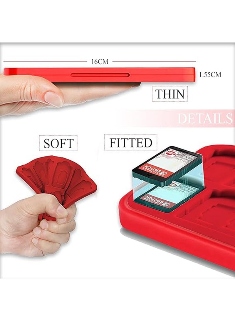 Game Card Case for Nintendo Switch/SD Cards,Storage 24 Switch Game Cards Portable Holder Pretty Lovely Hard Shell with Magenic Closure,Switch/SD Game Card Box Game Peripheral Accessories  - Image 3