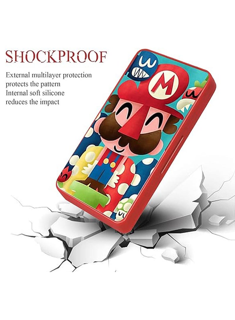 Game Card Case for Nintendo Switch/SD Cards,Storage 24 Switch Game Cards Portable Holder Pretty Lovely Hard Shell with Magenic Closure,Switch/SD Game Card Box Game Peripheral Accessories  - Image 2