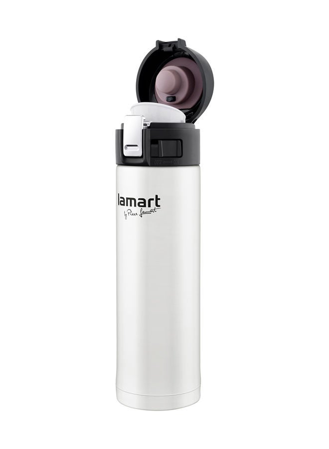 Lamart Vacuum Flask High Quality Stainless Steel 420Mlwhite - Image 2